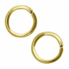 Stainless steel Jumpring 8mm Gold